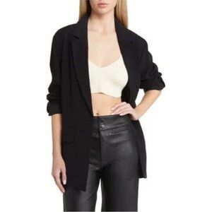 NWT Open Edit Unstructured Blazer